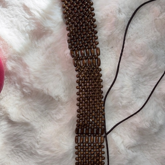 Bohemian Beaded Belt with Ties - Picture 5 of 5